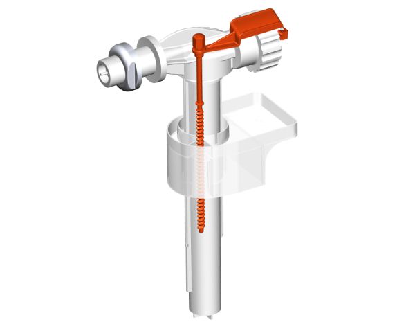 AlcaPlast  Napouštěcí ventil boční pro keramické nádržky A15 3/8\'\'