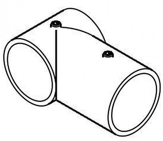 Riho T-kus fixační tyče válcové 130103030