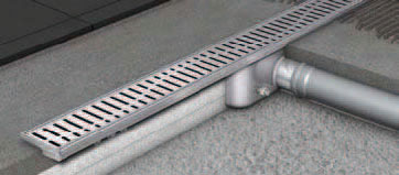 Riho Podlahové žlaby bez příruby AD04058501600