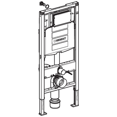 Geberit 111.355.00.5 Montážní prvek Duofix Special pro závěsné WC s nádržkou do stěny UP320