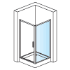 Sprchový kout-Boční stěna TOP-Line TOPF 700,750,800,900,1000,1200