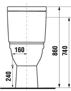 JIKA - Kombi mísa DEEP BY JIKA  výška 45cm 8.2361.8