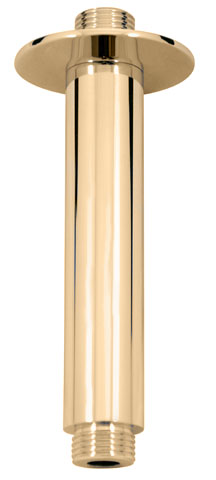 Slezák-RAV: Držák stropní pro hlavovou sprchu, zlatý MD0311Z