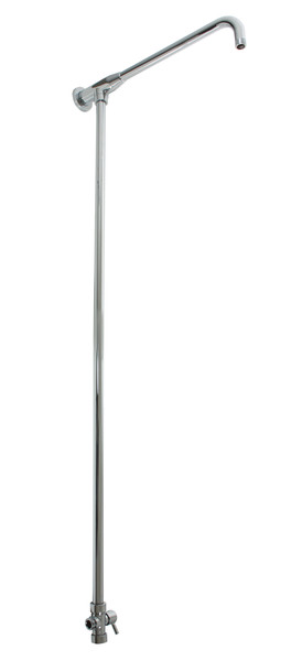 Slezák-RAV: Sprchová tyč teleskopická k bateriím s hlavovou a ruční sprchou MD0632