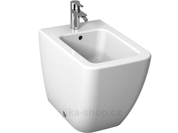 Pure bidet stojící bez postranních otvorů bílý