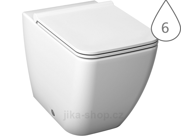 Pure klozet stojící 43 cm Vario odpad/hluboké splachování, bílý