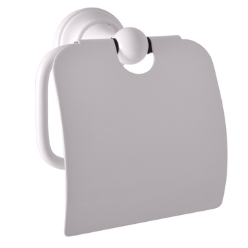 Slezák-RAV:  Držák toaletního papíru s krytem bílý Morava Retro MKA0400B