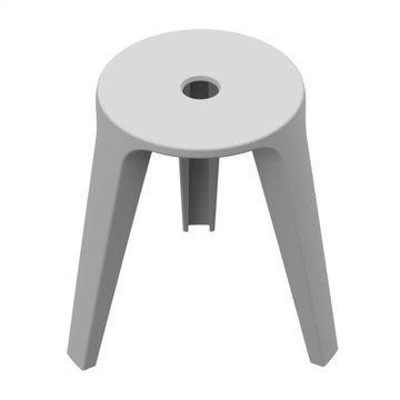 RIHO: Sedák SILLA ∅35×50×48,2 Solid Surface