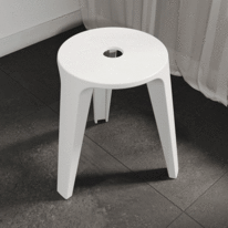 RIHO: Sedák SILLA ∅35×50×48,2 Solid Surface