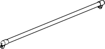 Stabilizační tyč NXT 45°  26 cm, chrom