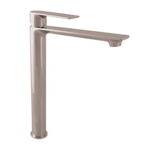 Slezák-RAV: Vodovodní baterie umyvadlová, vysoká NIL - metal grey - lesklá NL130.5MGL