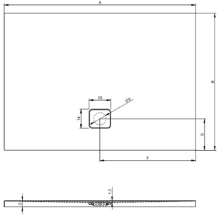 RIHO: Sprchová vanička BASEL 416, 120x90,  DC26, D005024005 - Výprodej